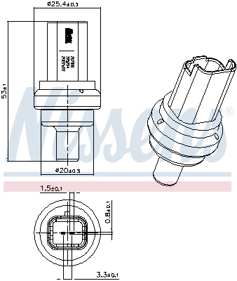 Sensor, coolant temperature ** FIRST FIT ** 207021