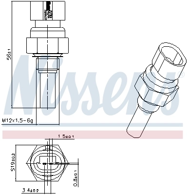 Sensor, coolant temperature ** FIRST FIT ** 207005