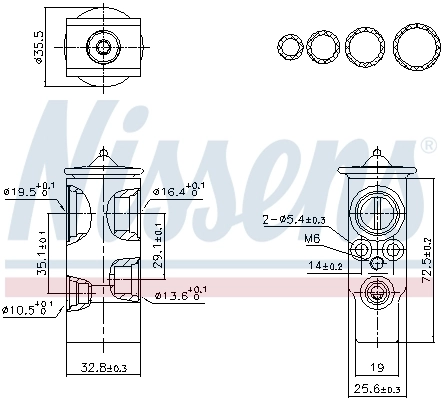 Expansion Valve, air conditioning ** FIRST FIT ** 999451