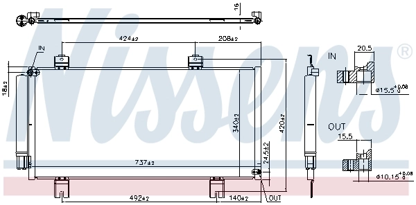 Condenser, air conditioning ** FIRST FIT ** 941039