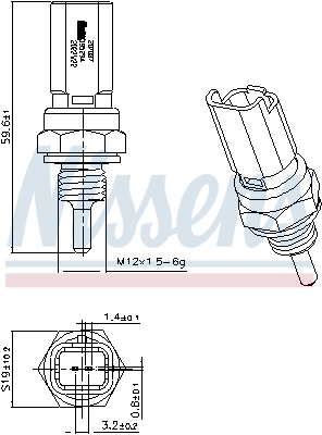 Sensor, coolant temperature ** FIRST FIT ** 207087
