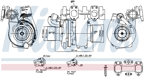 NISSENS 93335 Charger, charging (supercharged/turbocharged)