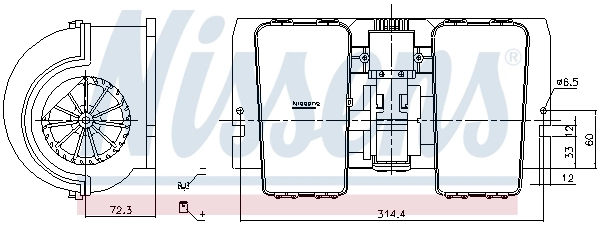 Interior Blower 87716