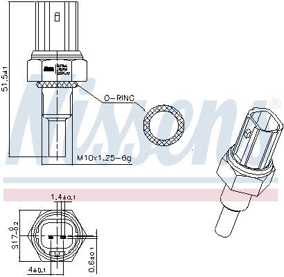 Sensor, coolant temperature ** FIRST FIT ** 207066