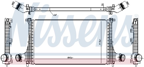 NISSENS 961502 Charge Air Cooler