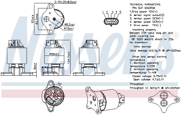 EGR Valve ** FIRST FIT ** 98187