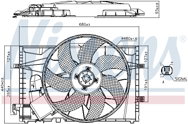 Fan, engine cooling 85656
