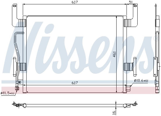 Condenser, air conditioning ** FIRST FIT ** 94254