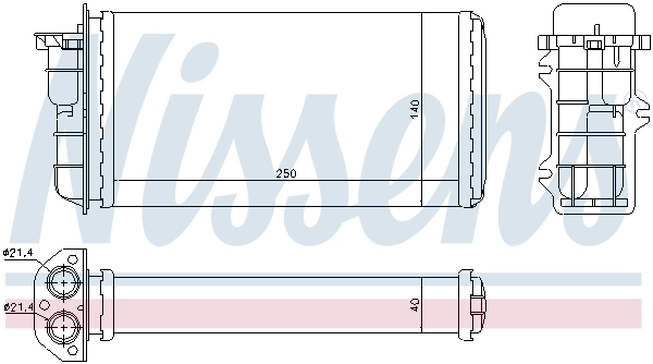 Heat Exchanger, interior heating 71441
