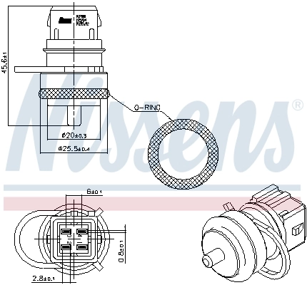 Sensor, coolant temperature 207000