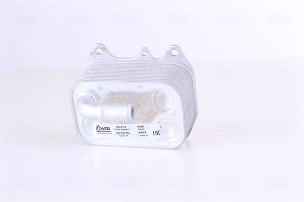 NISSENS 91272 Oil Cooler, engine oil