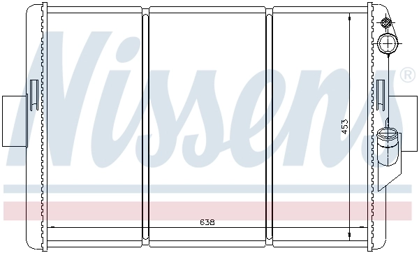 Radiator, engine cooling 62288