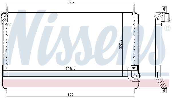 NISSENS 94195 Condenser, air conditioning