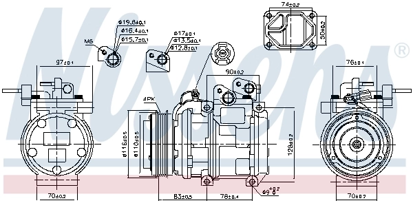 Compressor, air conditioning ** FIRST FIT ** 89271