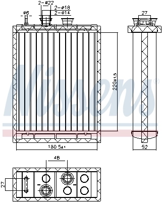 Heat Exchanger, interior heating 707220