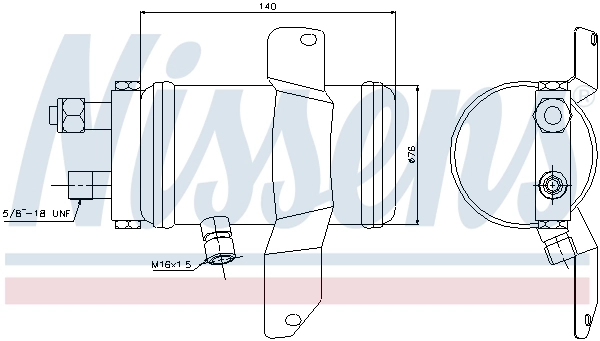 NISSENS 95049 Dryer, air conditioning
