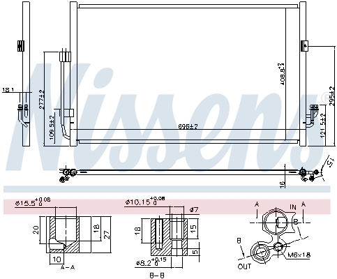 NISSENS 940556 Condenser, air conditioning