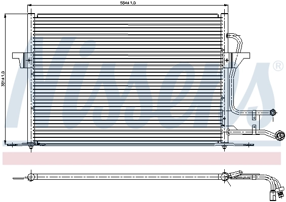 NISSENS 94189 Condenser, air conditioning