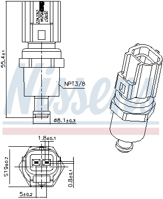 Sensor, coolant temperature ** FIRST FIT ** 207057