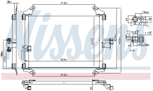 Condenser, air conditioning ** FIRST FIT ** 94700