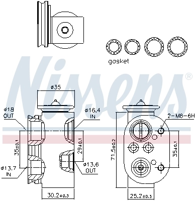 Expansion Valve, air conditioning ** FIRST FIT ** 999229