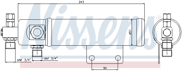 NISSENS 95493 Dryer, air conditioning