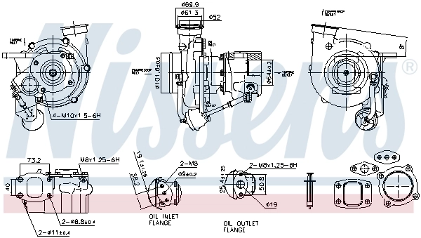 NISSENS 93579 Charger, charging (supercharged/turbocharged)
