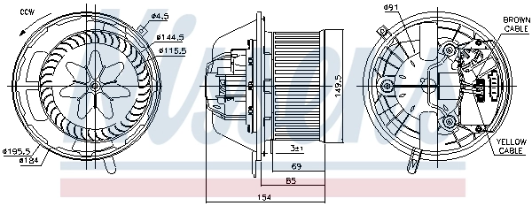 Interior Blower 87062