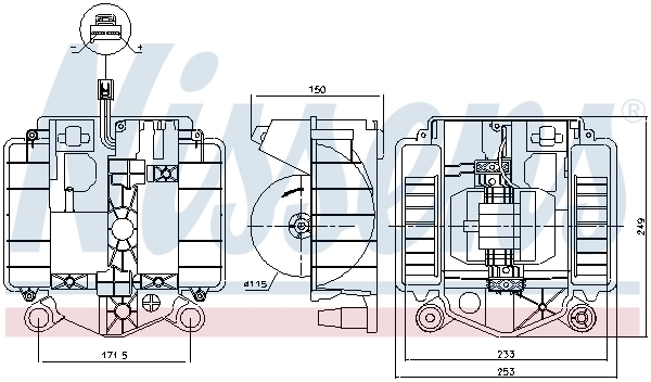 Interior Blower 87461