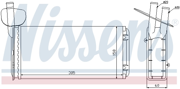 Heat Exchanger, interior heating 73965