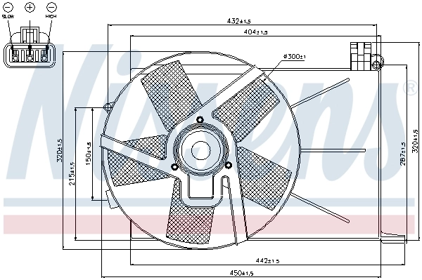 Fan, engine cooling 85193