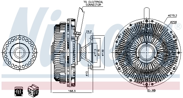 Clutch, radiator fan 86197