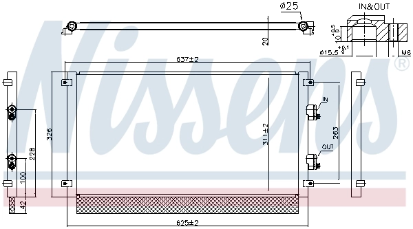 NISSENS 941294 Condenser, air conditioning