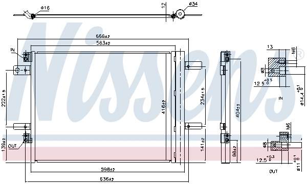 Condenser, air conditioning ** FIRST FIT ** 941091