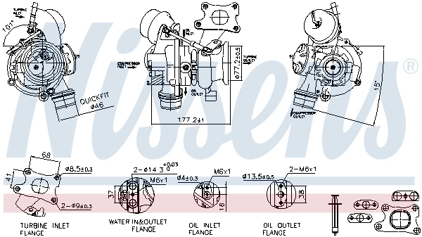 NISSENS 93276 Charger, charging (supercharged/turbocharged)
