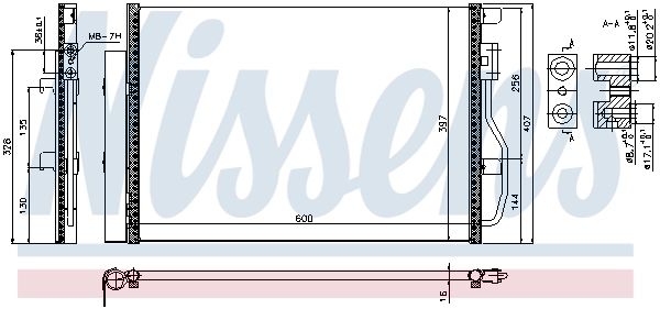 Condenser, air conditioning ** FIRST FIT ** 940389