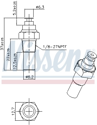 Sensor, coolant temperature ** FIRST FIT ** 207036