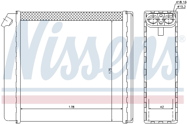 Heat Exchanger, interior heating 72636
