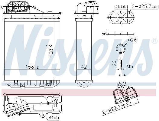 Heat Exchanger, interior heating 707301