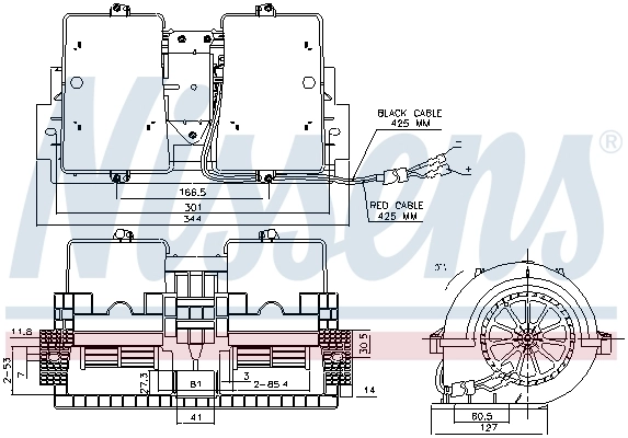 NISSENS 87140 Interior Blower
