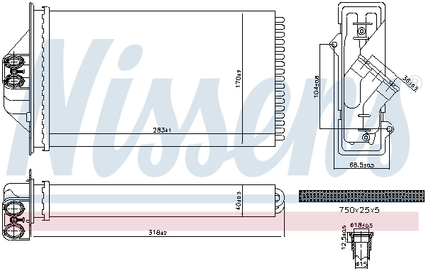 Heat Exchanger, interior heating 707293