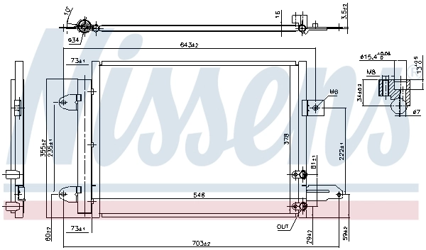 Condenser, air conditioning ** FIRST FIT ** 940588