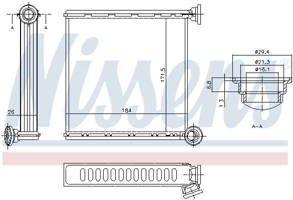 Heat Exchanger, interior heating ** FIRST FIT ** 73980