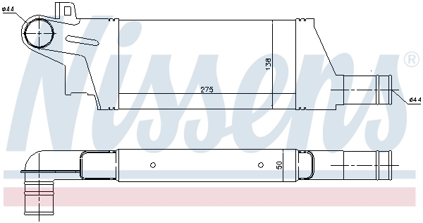 NISSENS 96898 Charge Air Cooler