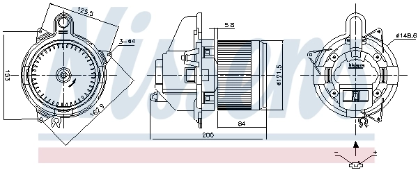 Interior Blower 87501