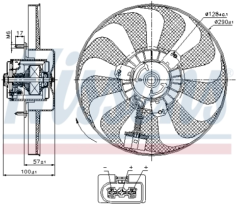 Fan, engine cooling 85684