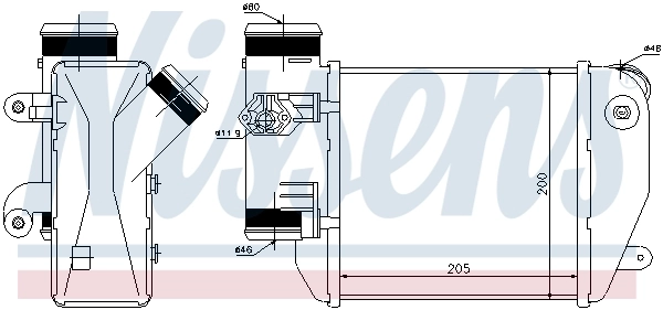 NISSENS 96576 Charge Air Cooler