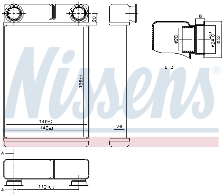 Heat Exchanger, interior heating 76515