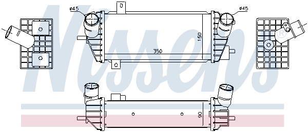 NISSENS 961493 Charge Air Cooler