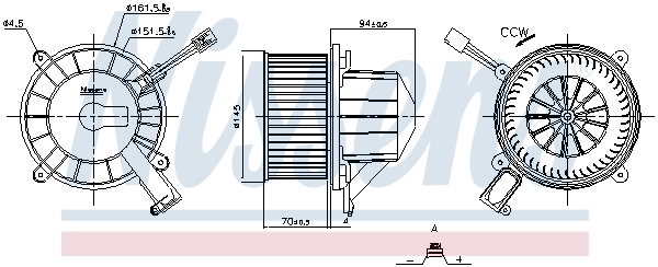 Interior Blower 87638